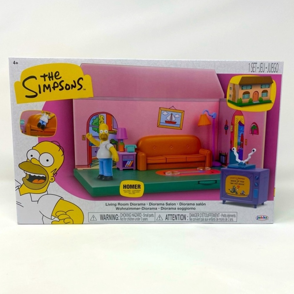 The Simpsons Living Room Diorama Playset NEW